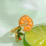 Sunlit Lemon Ring