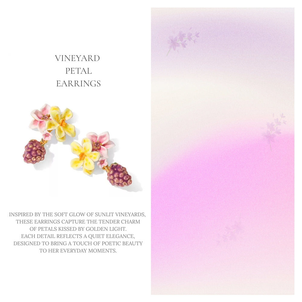 Vineyard Petal Earrings