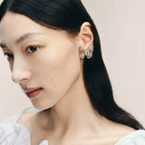 Pink Serenity Butterfly Earrings