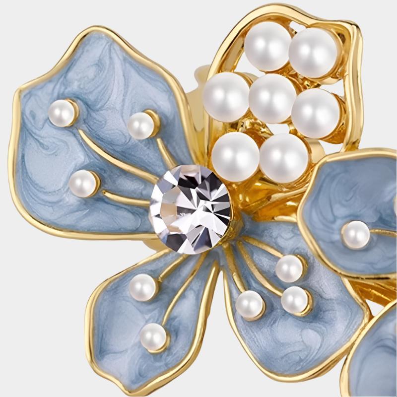 Flower & Pearl Straight Hair Pin