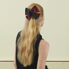 Romantic Noir Bow Clip