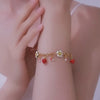 Strawberry Flower Bracelet