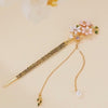 Lilac Blossom Drape Hair Stick